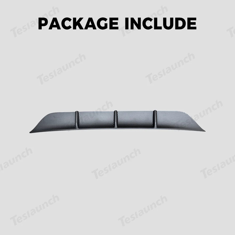 Tesla Model Y Juniper 2025+ Rear Bumper Lip Spoiler with ABS Material for Enhanced Style and Aerodynamics - Evooor