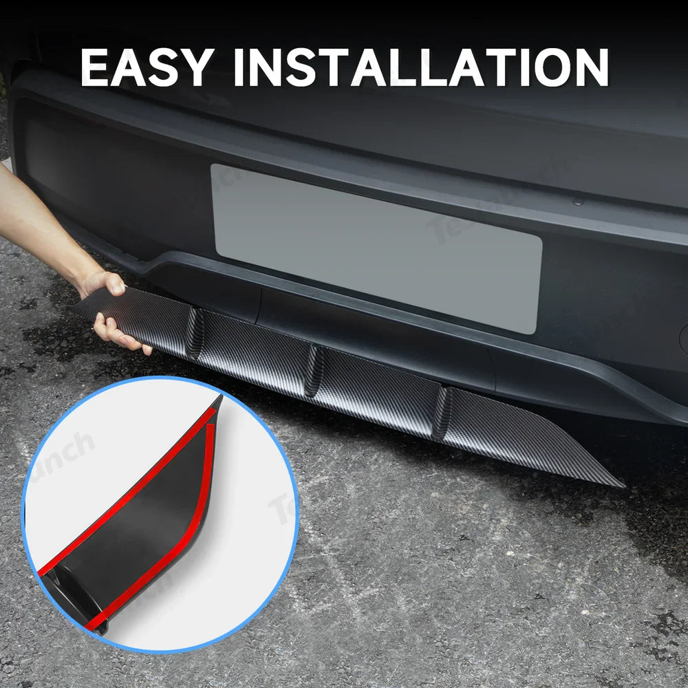 Tesla Model Y Juniper 2025+ Rear Bumper Lip Spoiler with ABS Material for Enhanced Style and Aerodynamics - Evooor