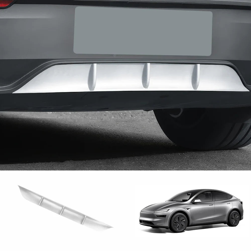 Tesla Model Y Juniper 2025+ Rear Bumper Lip Spoiler with ABS Material for Enhanced Style and Aerodynamics - Evooor