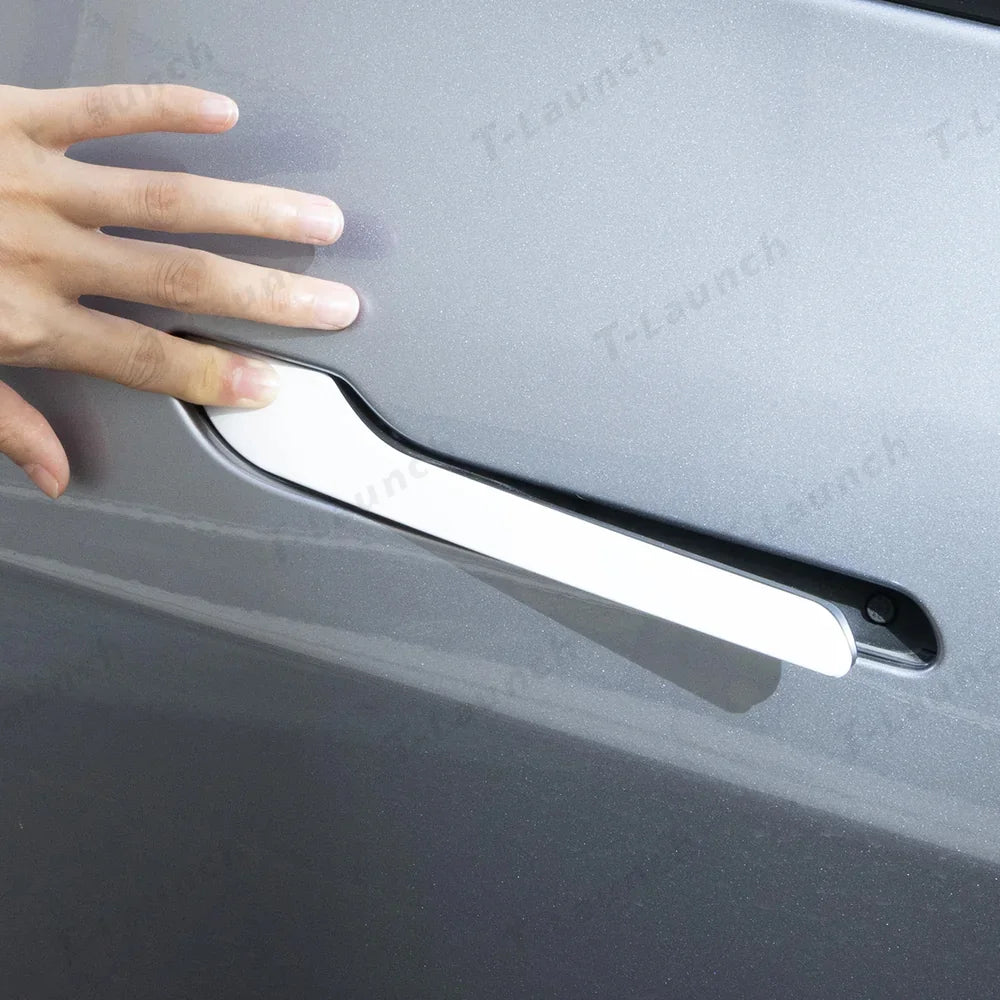 ABS Side Mirror Covers & Door Handle Covers for Tesla Model Y Juniper 2025+ / Model 3 Highland 2024+