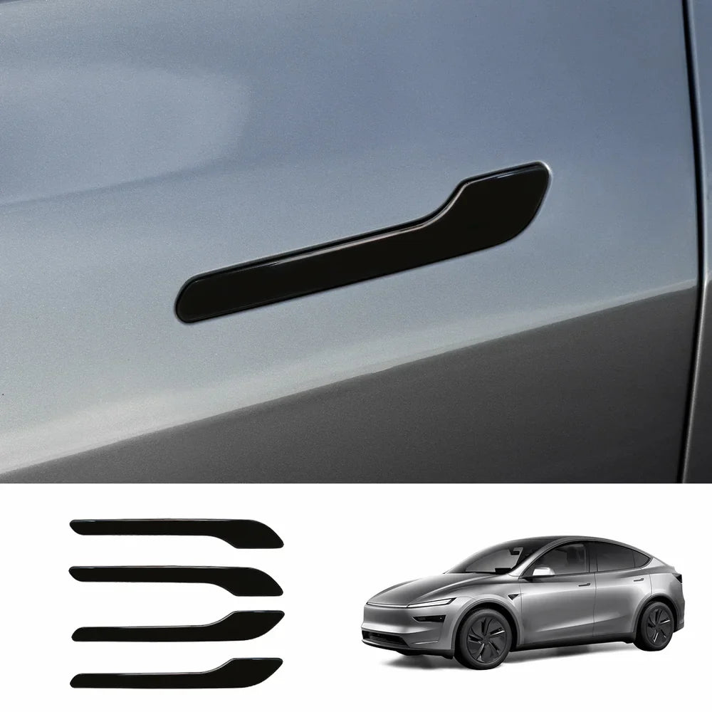 ABS Side Mirror Covers & Door Handle Covers for Tesla Model Y Juniper 2025+ / Model 3 Highland 2024+