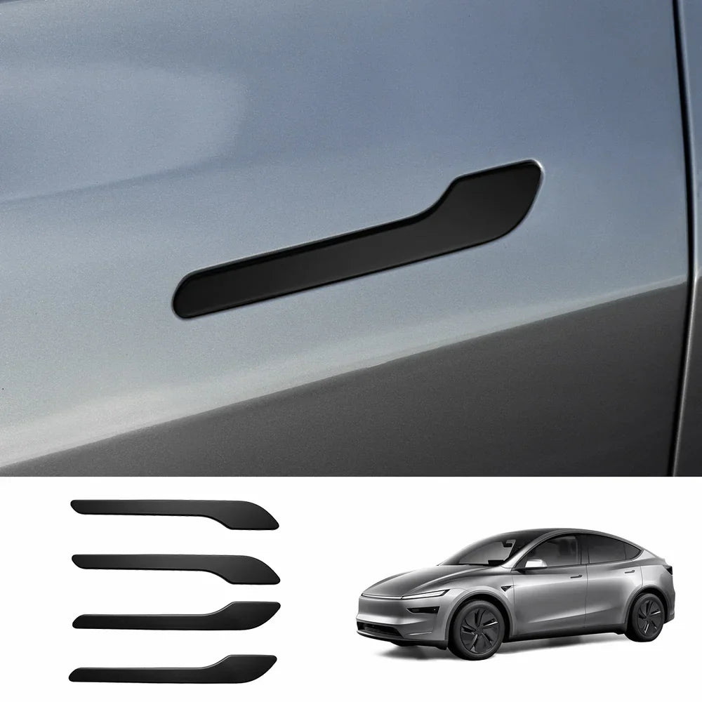 ABS Side Mirror Covers & Door Handle Covers for Tesla Model Y Juniper 2025+ / Model 3 Highland 2024+