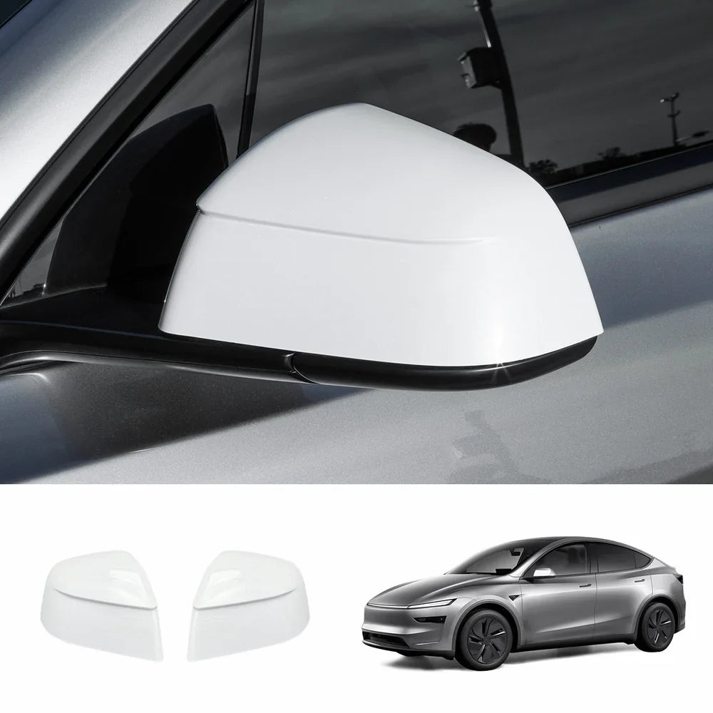 ABS Side Mirror Covers & Door Handle Covers for Tesla Model Y Juniper 2025+ / Model 3 Highland 2024+