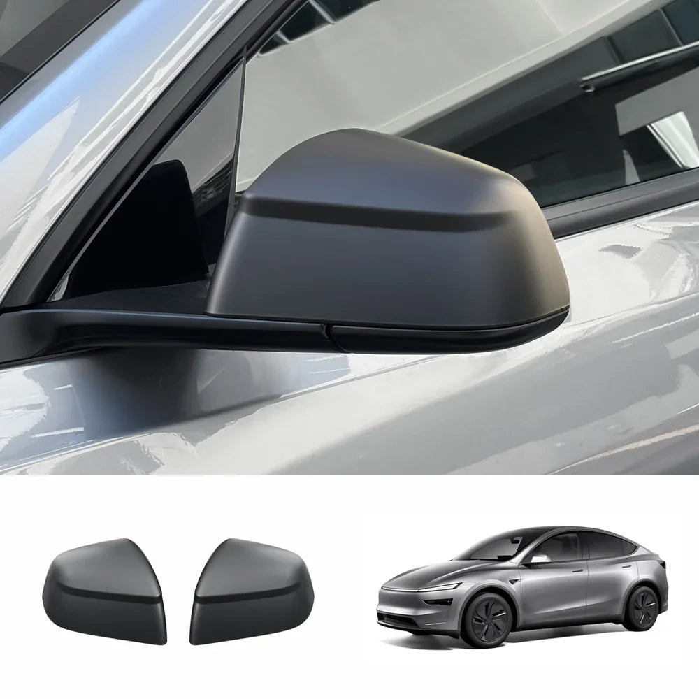 ABS Side Mirror Covers & Door Handle Covers for Tesla Model Y Juniper 2025+ / Model 3 Highland 2024+