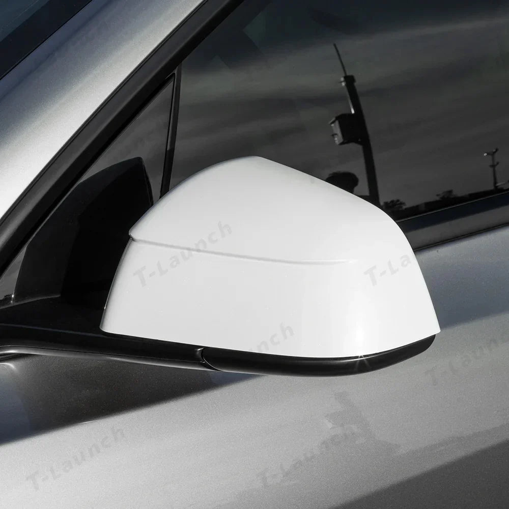ABS Side Mirror Covers & Door Handle Covers for Tesla Model Y Juniper 2025+ / Model 3 Highland 2024+