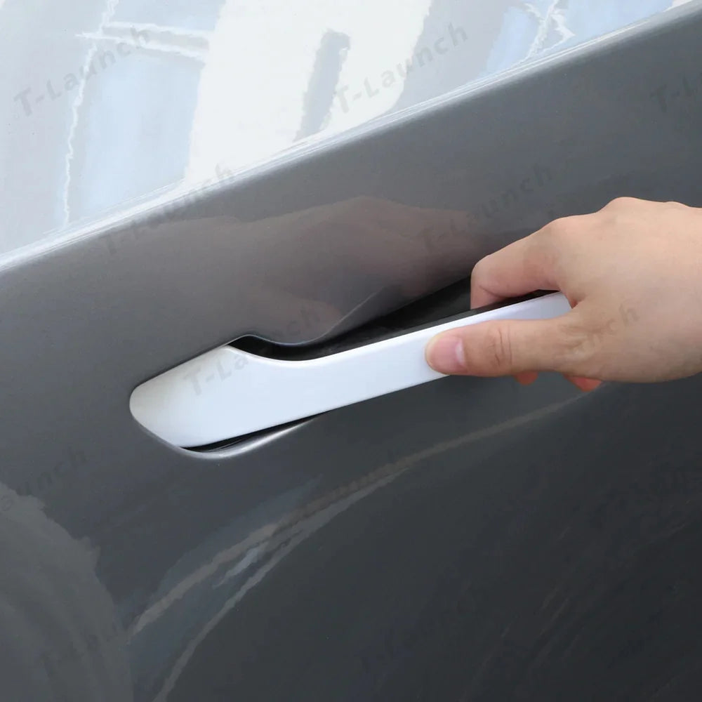 ABS Side Mirror Covers & Door Handle Covers for Tesla Model Y Juniper 2025+ / Model 3 Highland 2024+