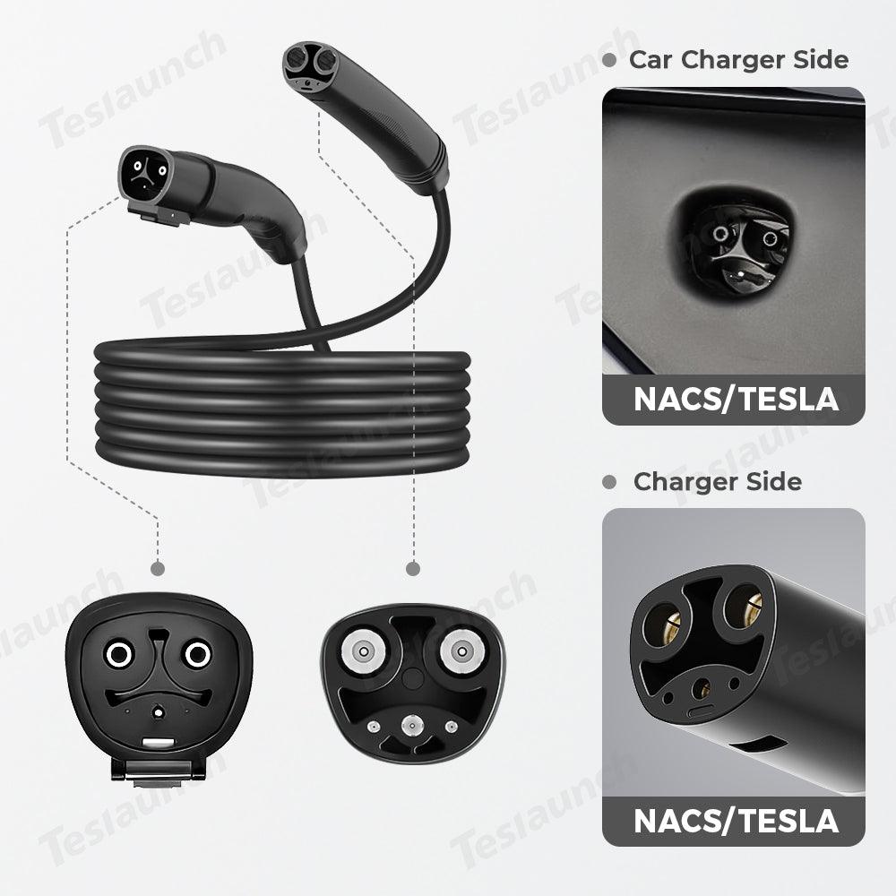 High-Quality Tesla Electric Vehicle Charging Cable with Extension Length - Evooor