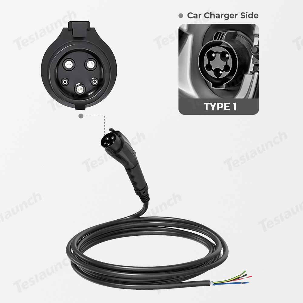 Electric Vehicle Charging Extension Cord - Universal Compatibility with J1772 Electric Car Chargers - Evooor