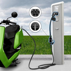 Universal Type 2 EV Charging Cable with Schuko Plug