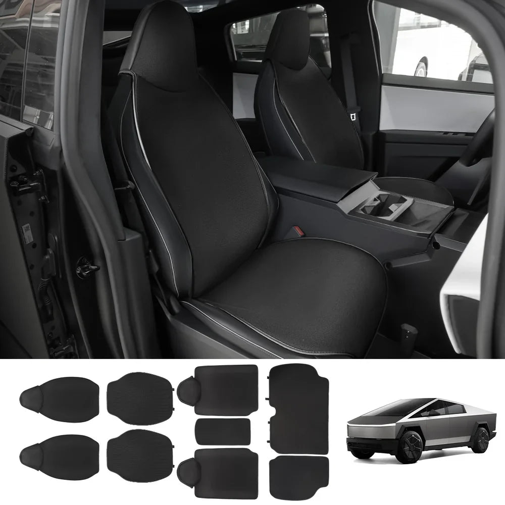 Premium Airflow Seat Covers for Tesla Cybertruck 2024+ - Enhance Comfort and Style! - Evooor