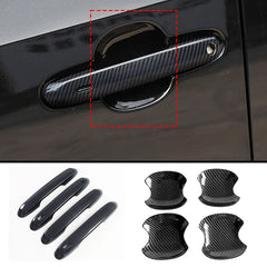 Cubierta de la manija de la puerta Set (patrón de fibra de carbono ABS) para 2024 Toyota Land Cruiser LC250/J250