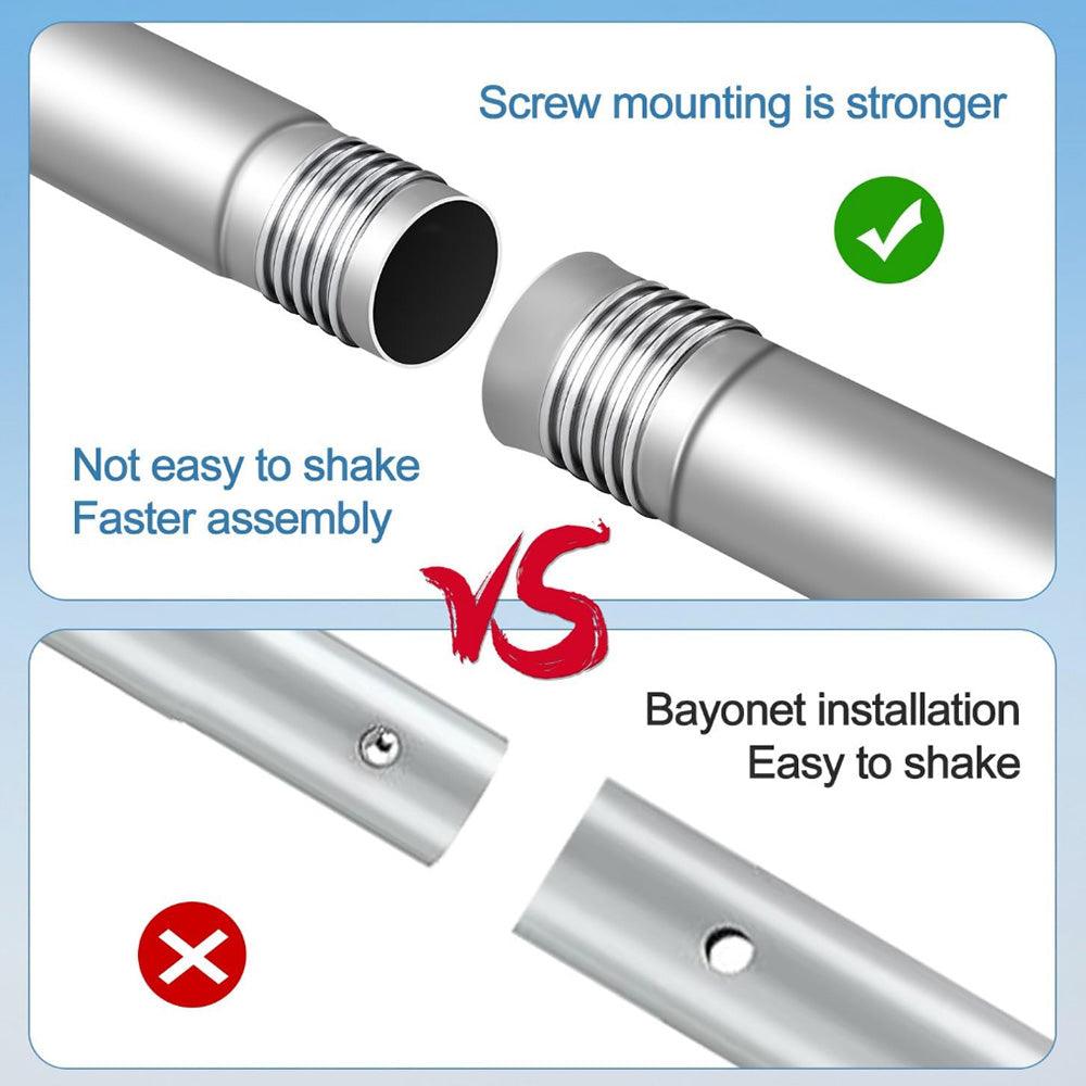 7FT Ground Pole RV Mount Kit with Adapter for Starlink Gen 2 Dish - Evooor