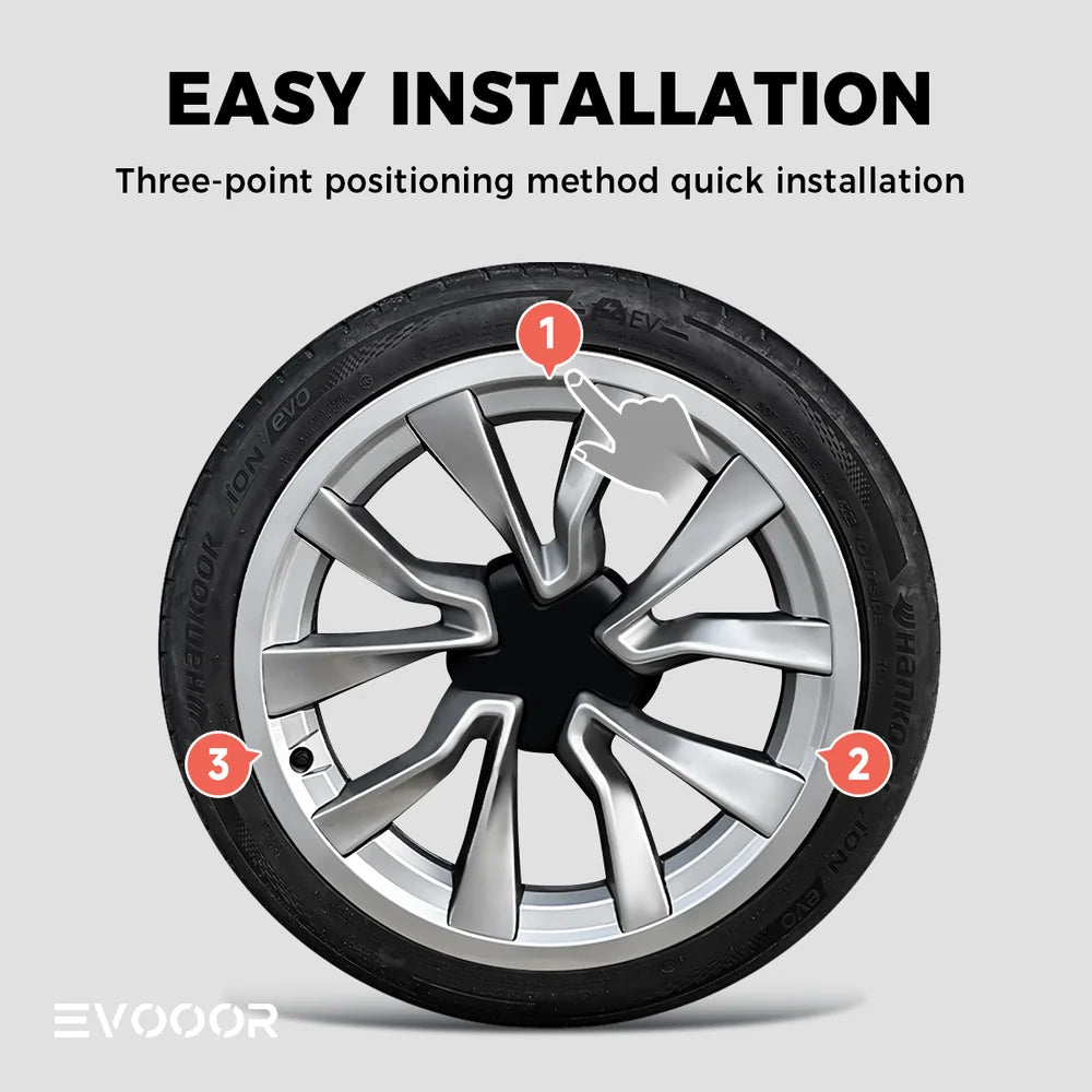 All-in-One Rim Protector for Tesla 2024+ Model 3 Highland 19" Nova Wheels