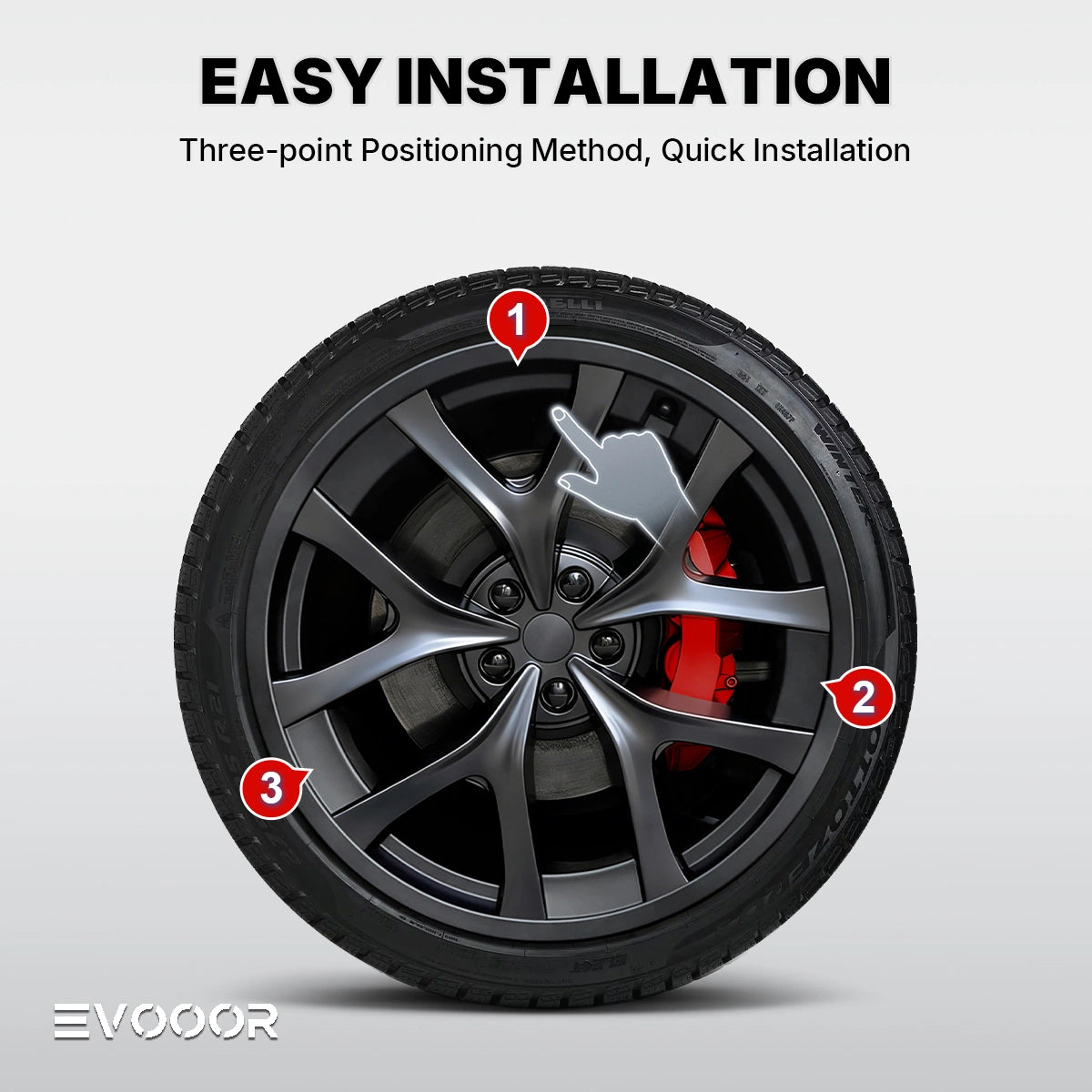 All-in-One Felgeschutz fir Tesla Model Y Juniper Performance 2025+ 21'' Arachnid 2.0 Felgen