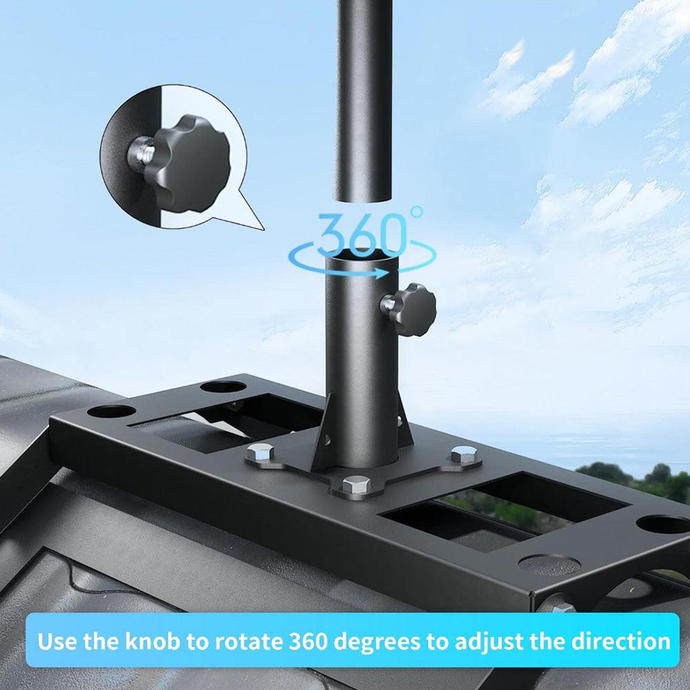 Adjustable Roof Ridge Mount Kit for Starlink Gen 3 Satellite Dish - Evooor