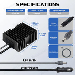 High-Power Car Charger Adapter with DC Plug - Compatible with Starlink Gen 3, 12V/24V to 57V - Evooor