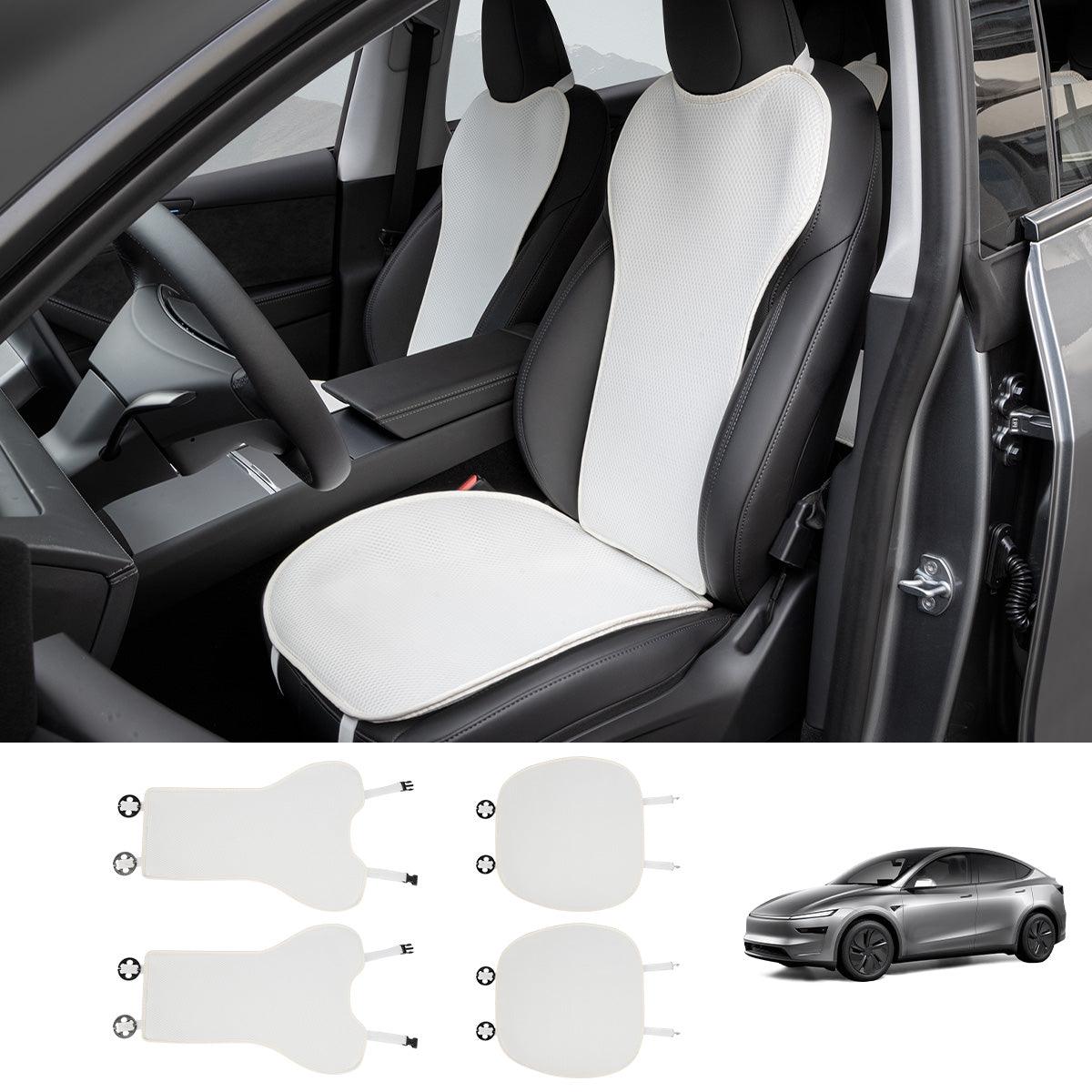Ice Silk Breathable Air Mesh Seat Cushion for Tesla Model Y Juniper 2025+ - Evooor