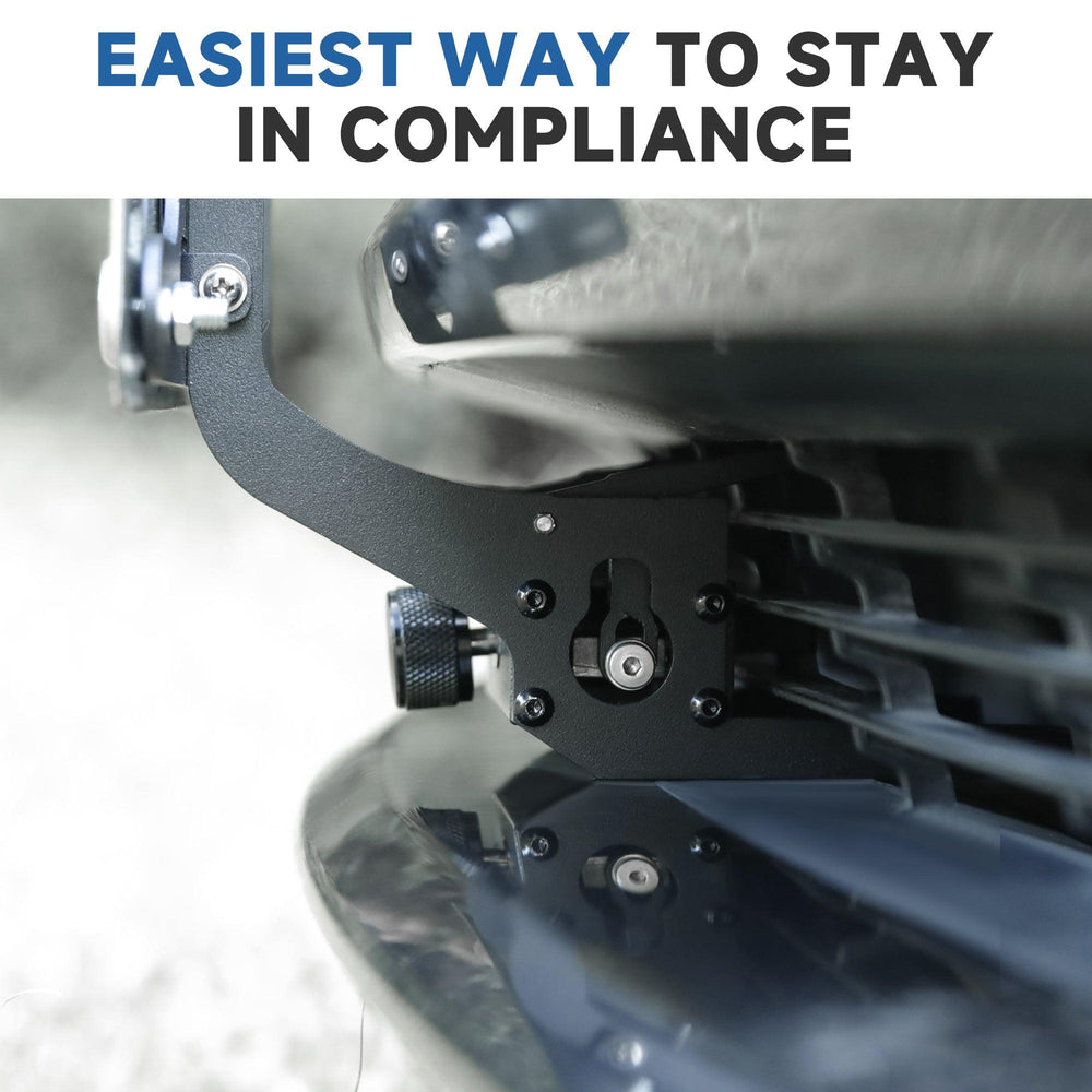 High-Quality Anti-Theft License Plate Holder Bracket for 2024 Tesla Model 3 - Easy Install, Secure Front Mount Kit - Evooor