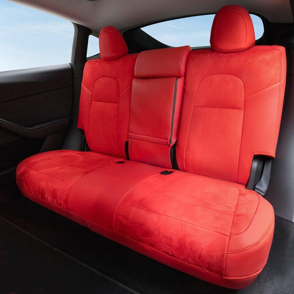 Premium Full Coverage Seat Protector Set for Tesla Model Y 5-Seater 2020-2024 - Evooor