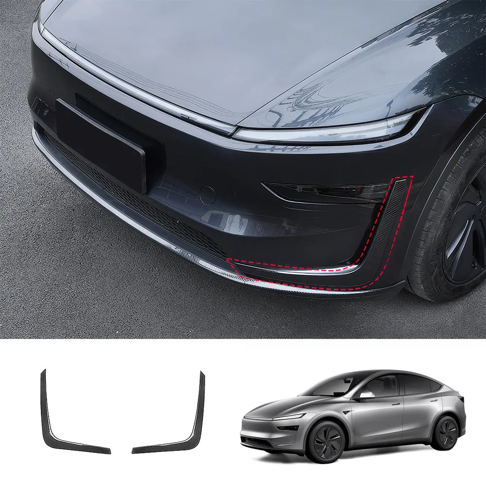 Tesla Model Y Juniper 2025+ Stainless Steel Bumper Guard Set - Front and Rear Protection Trim Kit - Evooor