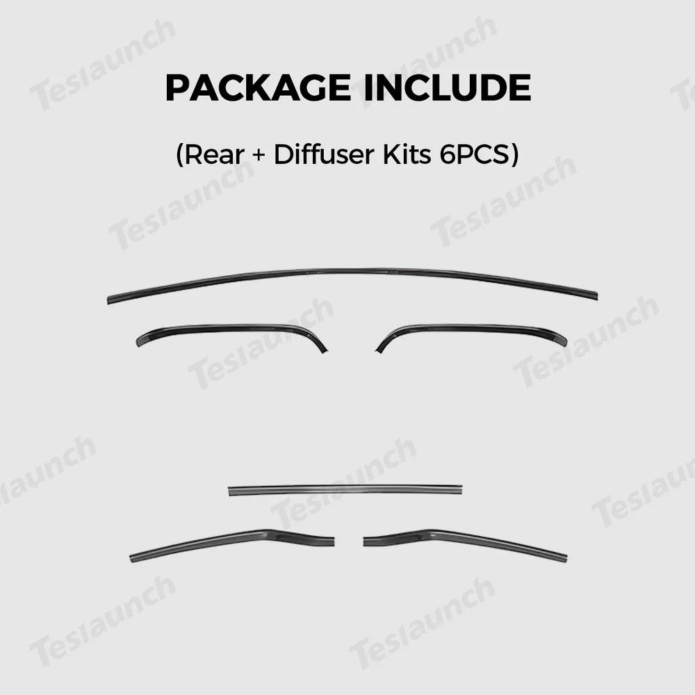 Tesla Model Y Juniper 2025+ Stainless Steel Bumper Guard Set - Front and Rear Protection Trim Kit - Evooor