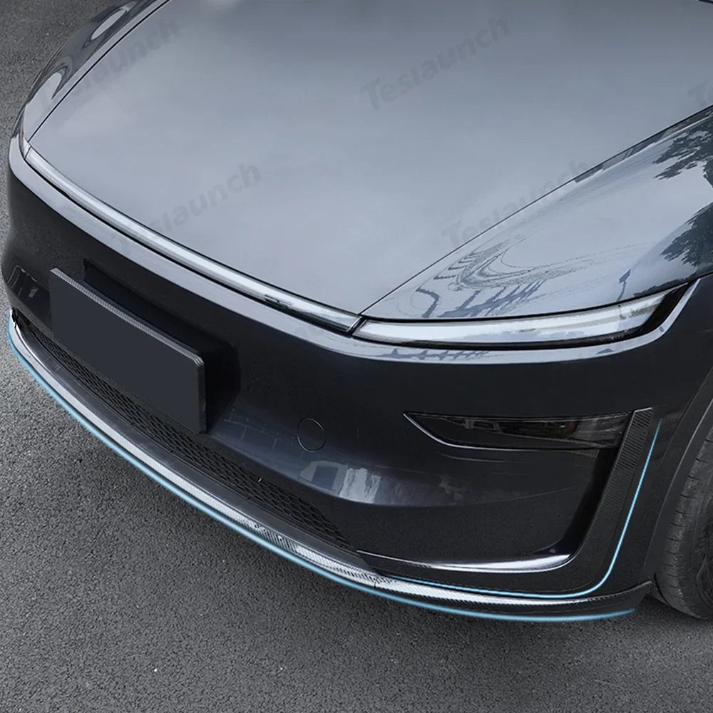 Tesla Model Y Juniper 2025+ Stainless Steel Bumper Guard Set - Front and Rear Protection Trim Kit - Evooor