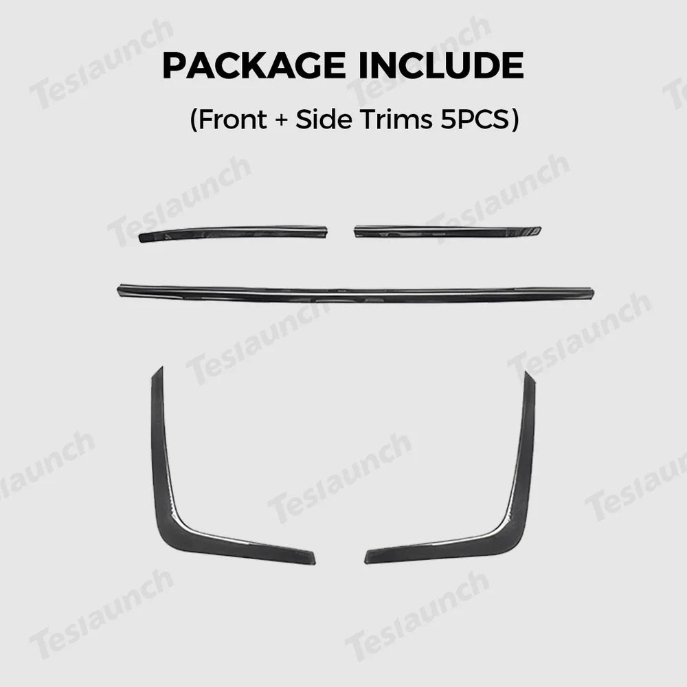 Tesla Model Y Juniper 2025+ Stainless Steel Bumper Guard Set - Front and Rear Protection Trim Kit - Evooor