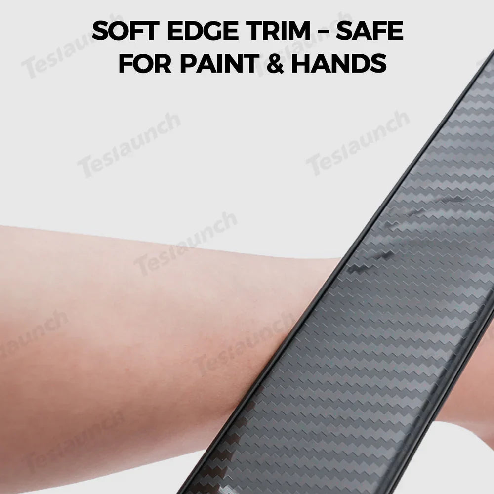 Tesla Model Y Juniper 2025+ Stainless Steel Bumper Guard Set - Front and Rear Protection Trim Kit - Evooor