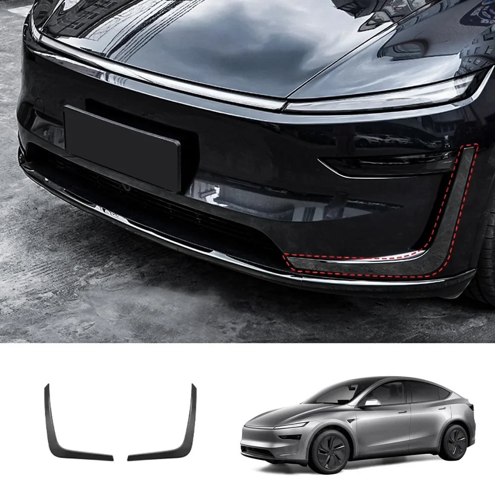 Tesla Model Y Juniper 2025+ Stainless Steel Bumper Guard Set - Front and Rear Protection Trim Kit - Evooor