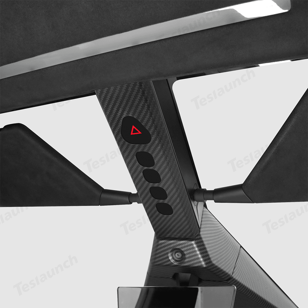 [Real Carbon Fiber] Reading Light Trim Cover for Tesla Cybertruck - Evooor