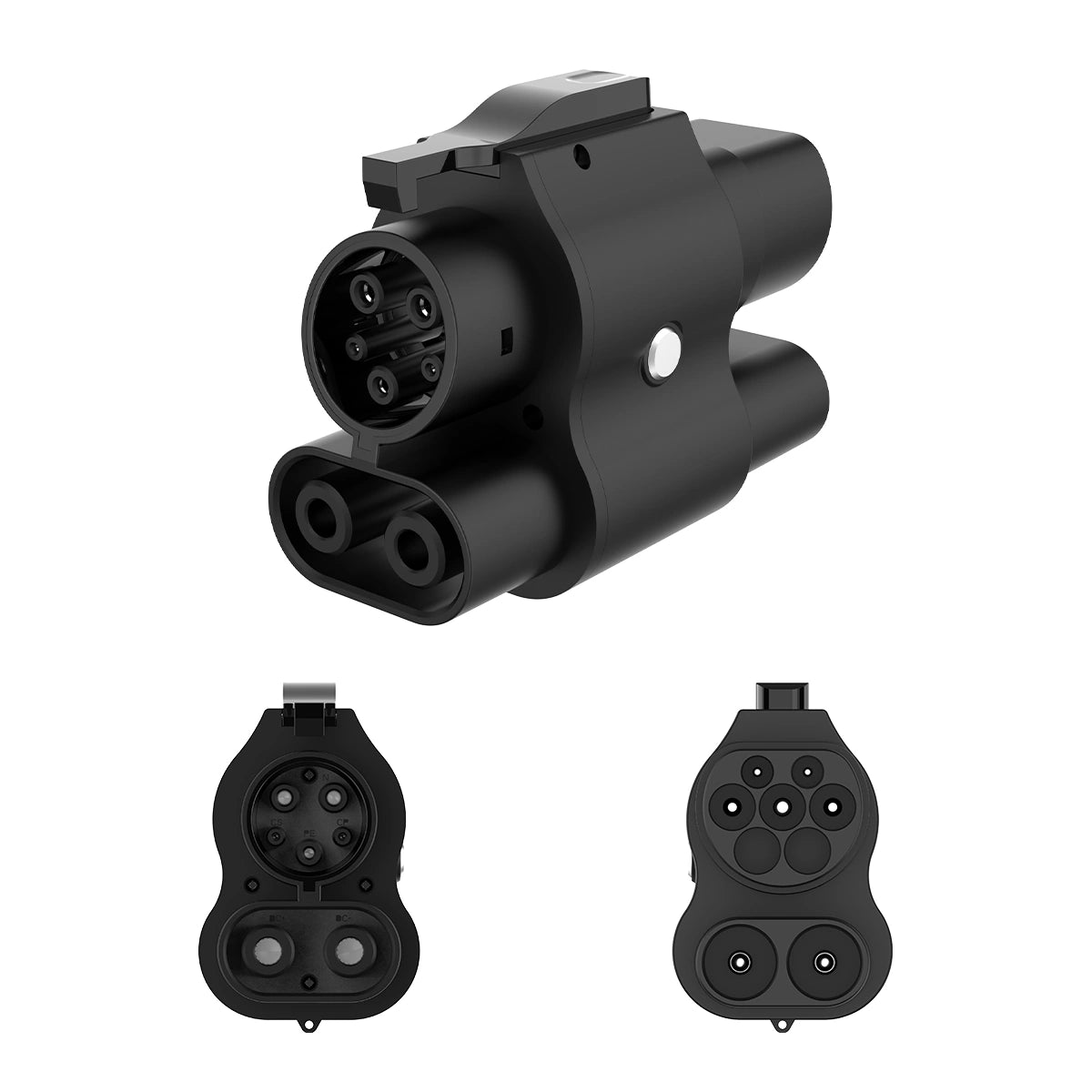 CCS2 차량 충전기에서 CCS1 전기차 어댑터로 고속 충전용