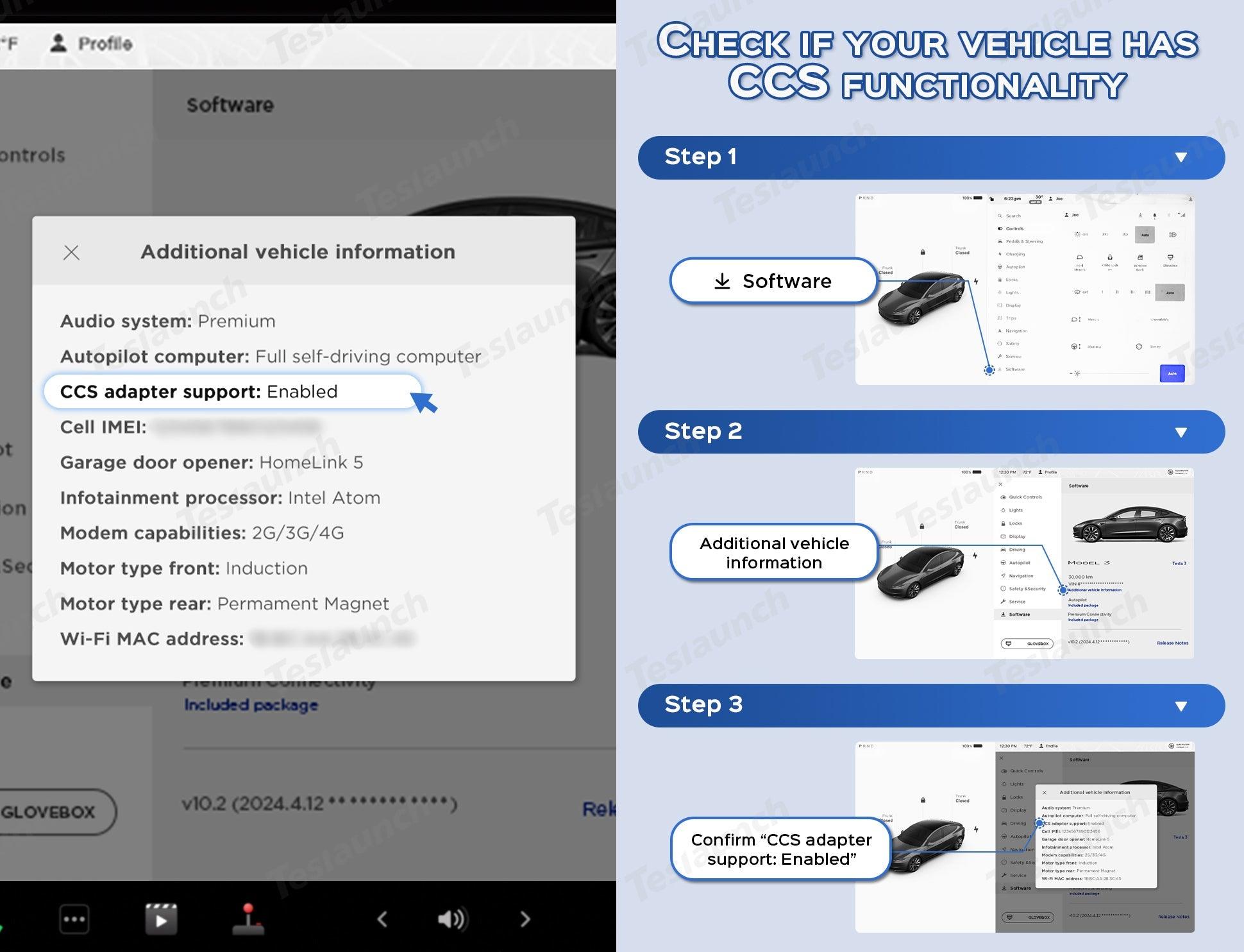 Tesla All-In-One V2L Smart Charger for Model 3/Y/S/X - Compatible in North America - Evooor