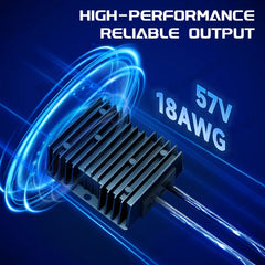 High-Power Car Charger Adapter with DC Plug - Compatible with Starlink Gen 3, 12V/24V to 57V - Evooor