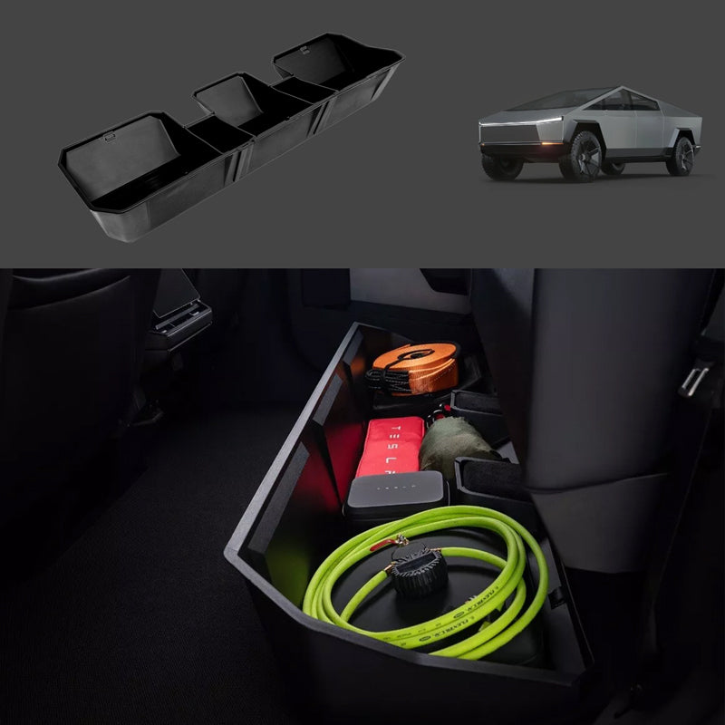 Rear Underseat Storage Bin Luxury Set for Cybertruck