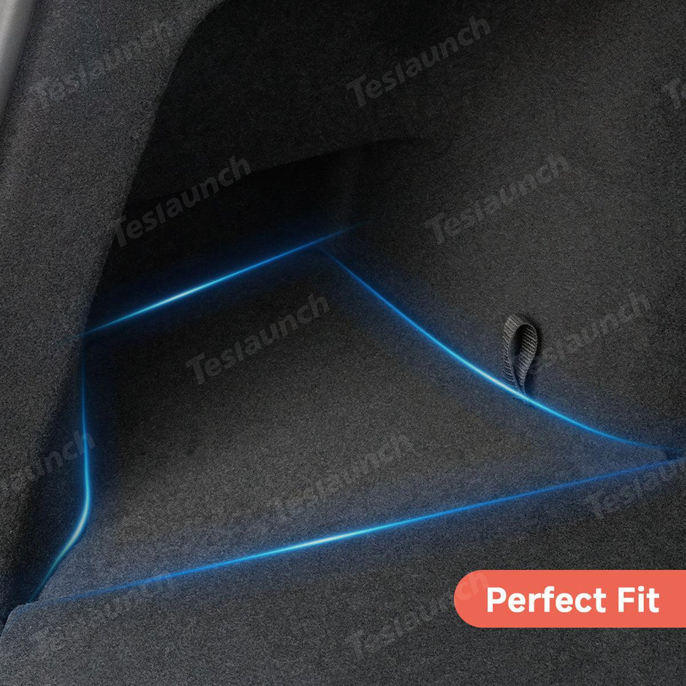 TPE Rear Trunk Side Storage Box for Tesla Model Y Juniper 2025+ (2 Pcs) - Evooor
