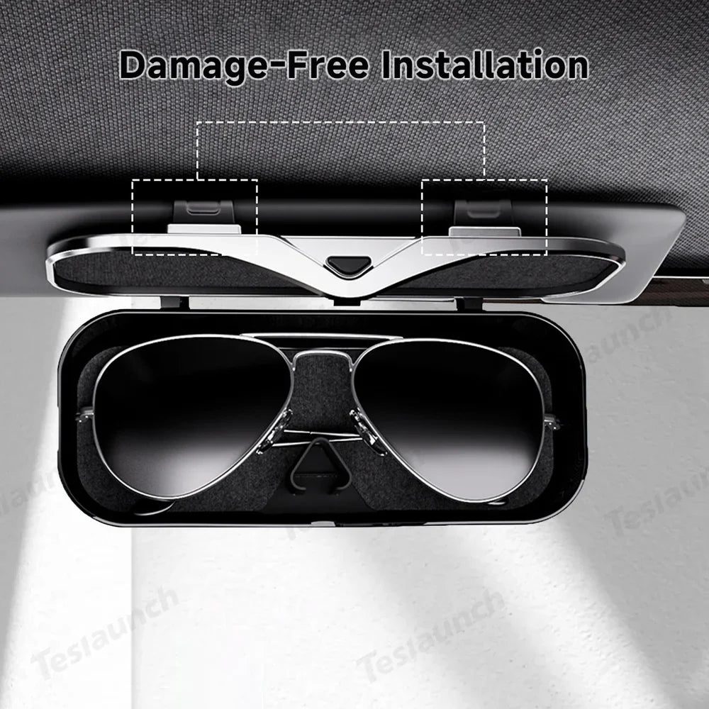 Universal Car Sun Visor Organizer for Glasses - Fits All Car Models - Evooor