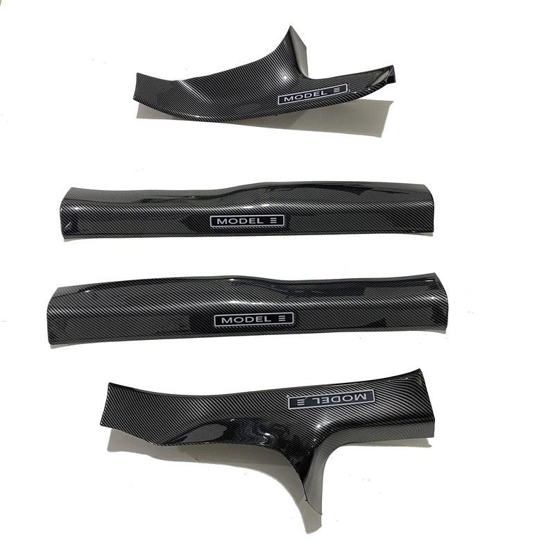 Tesla Model 3 Stainless Steel Door Entry Guard Kick Plate Protector Kit - Evooor