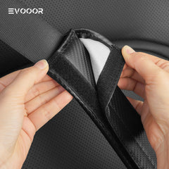 Premium Carbon Fiber Design Car Seat Belt Shoulder Pad - Universally Compatible with Every Vehicle