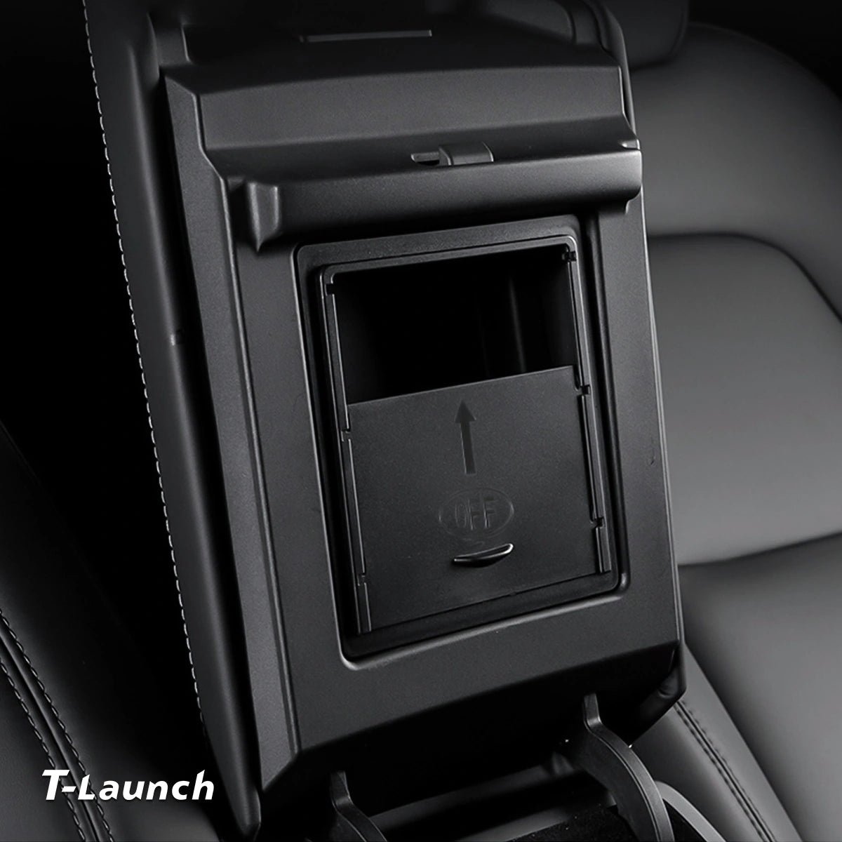 Boîte de rangement cachée pour accoudoir de voiture Modèle 3/Y pour Tesla (2017-2023)