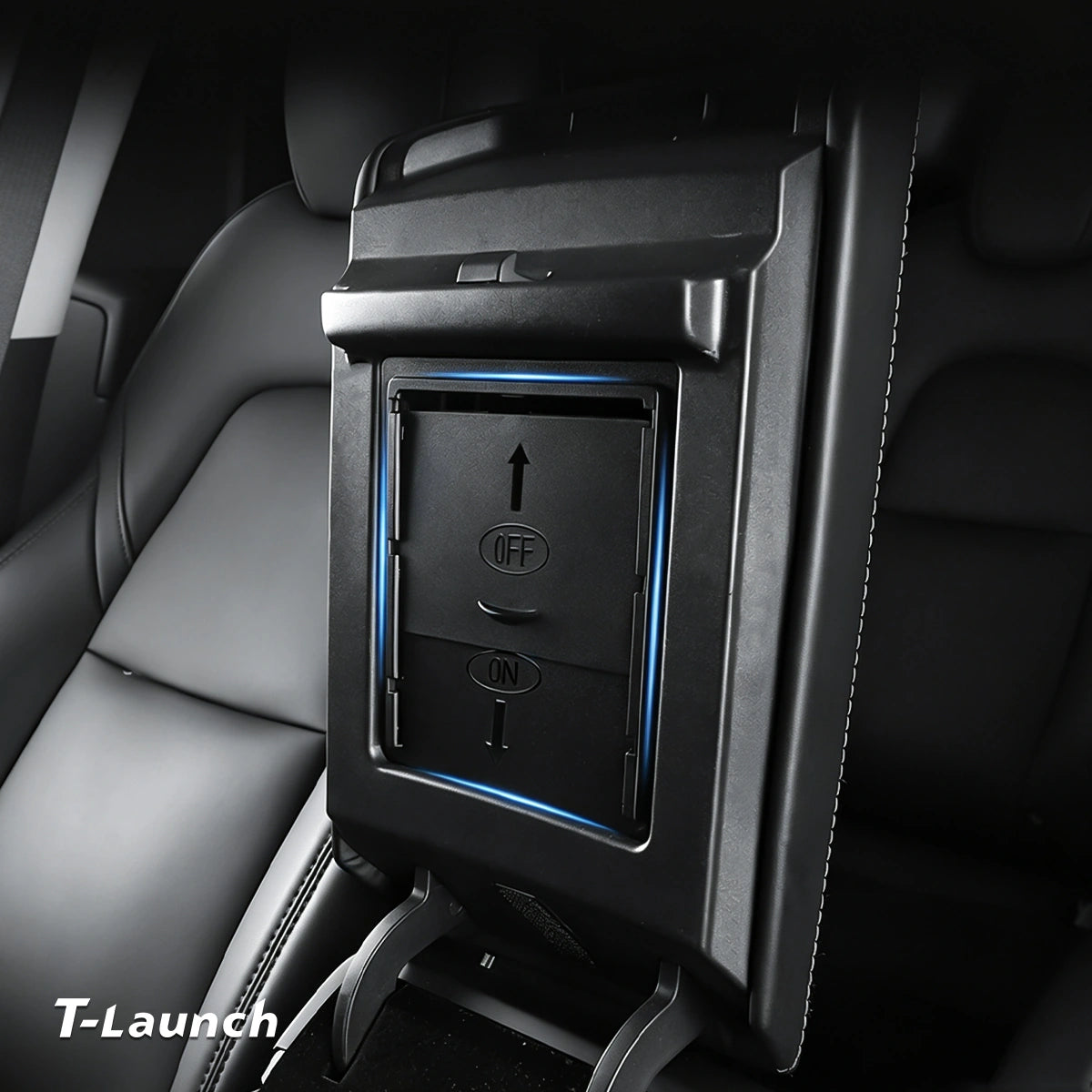 Boîte de rangement cachée pour accoudoir de voiture Modèle 3/Y pour Tesla (2017-2023)