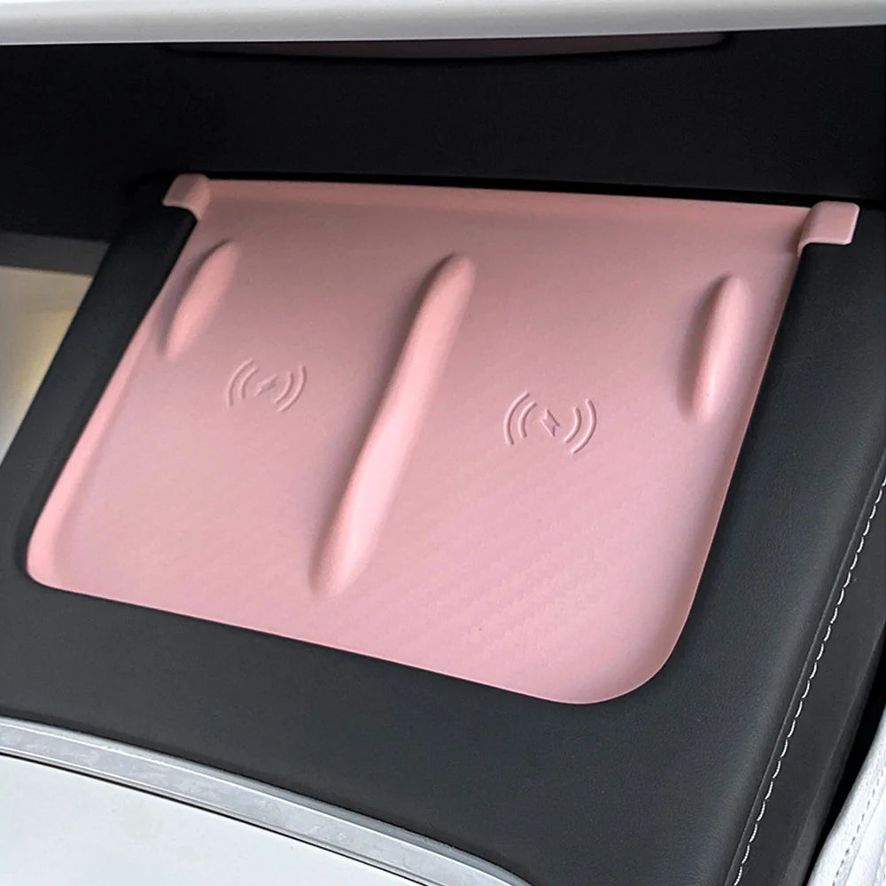 Tapis de chargement sans fil en silicone pour contrôle central Model 3/Y (2021-2023) pour Tesla
