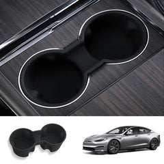 Model X/S Cup Holder Insert For Plaid/Long Range Version For Tesla 2021+