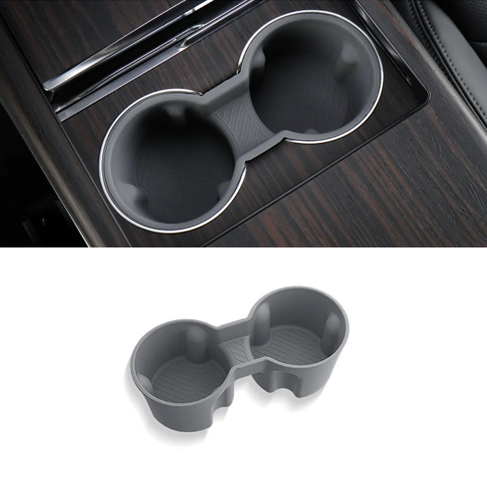 Model X/S Cup Holder Insert For Plaid/Long Range Version For Tesla 2021+