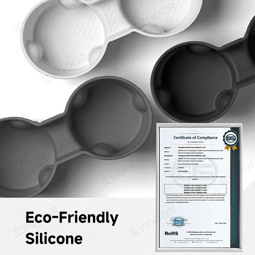 Model X/S Cup Holder Insert For Plaid/Long Range Version For Tesla 2021+