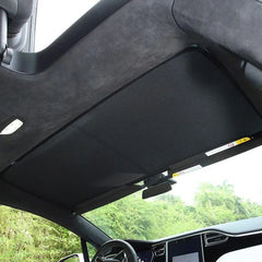 Custom Fit Front Sun Visor Sunshade for Tesla Model X (2021-2026) - Improve Sun Protection and Style with this Premium Accessory