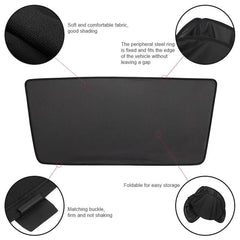 Custom Fit Front Sun Visor Sunshade for Tesla Model X (2021-2026) - Improve Sun Protection and Style with this Premium Accessory