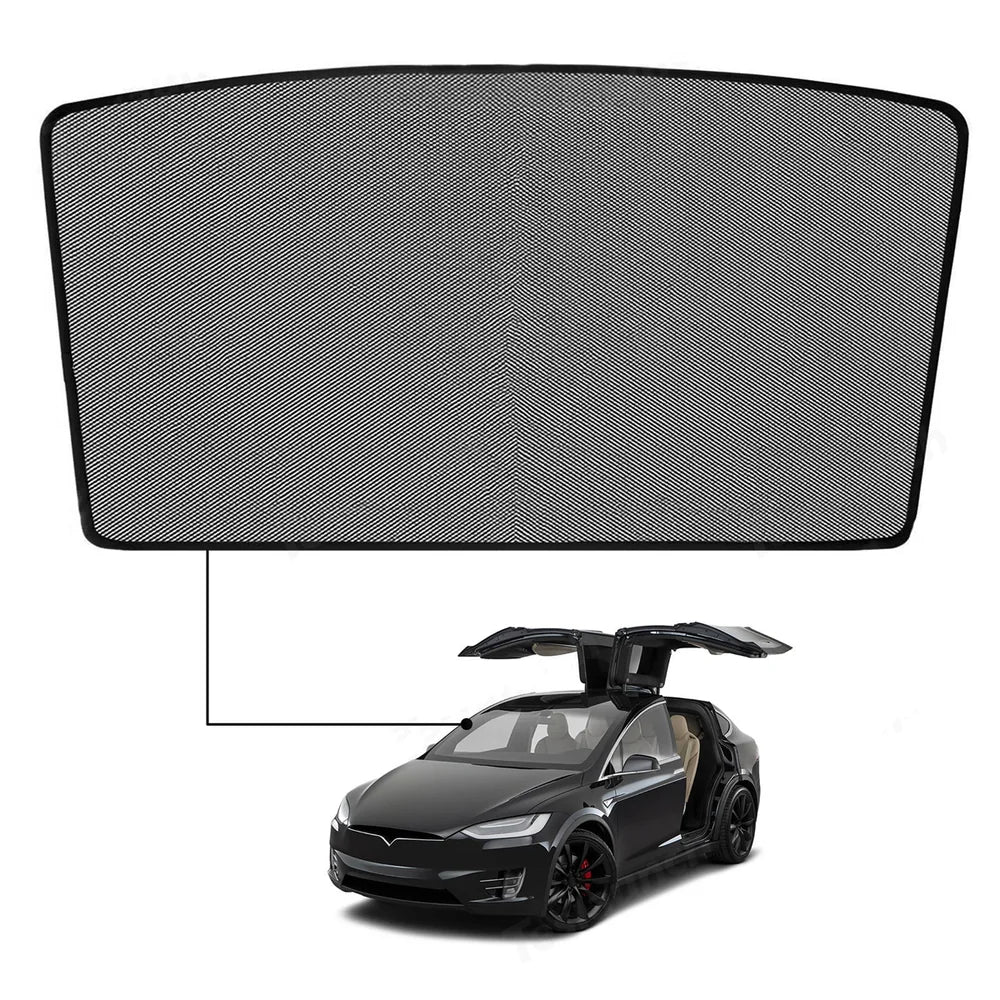 Custom Fit Front Sun Visor Sunshade for Tesla Model X (2021-2026) - Improve Sun Protection and Style with this Premium Accessory