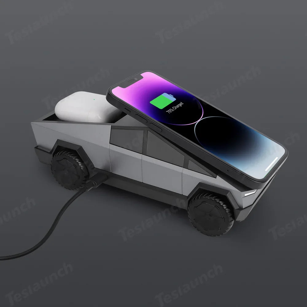 3-in-1 Car Wireless Charger with Phone Stand - Convenient and Versatile Charging Solution - Evooor