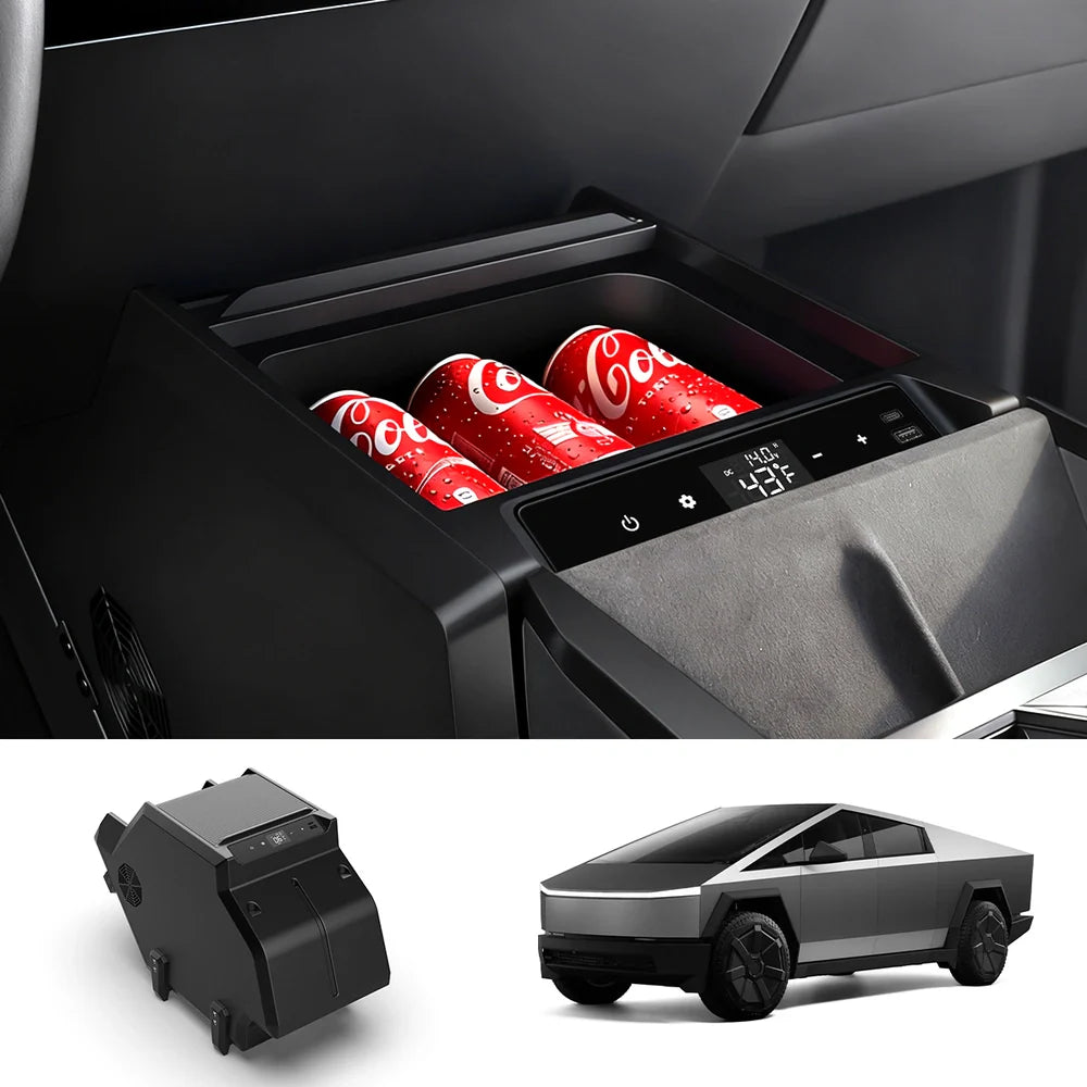 Cybertruck Center Console Floor Refrigerator-EVOOOR Cyberfreezer