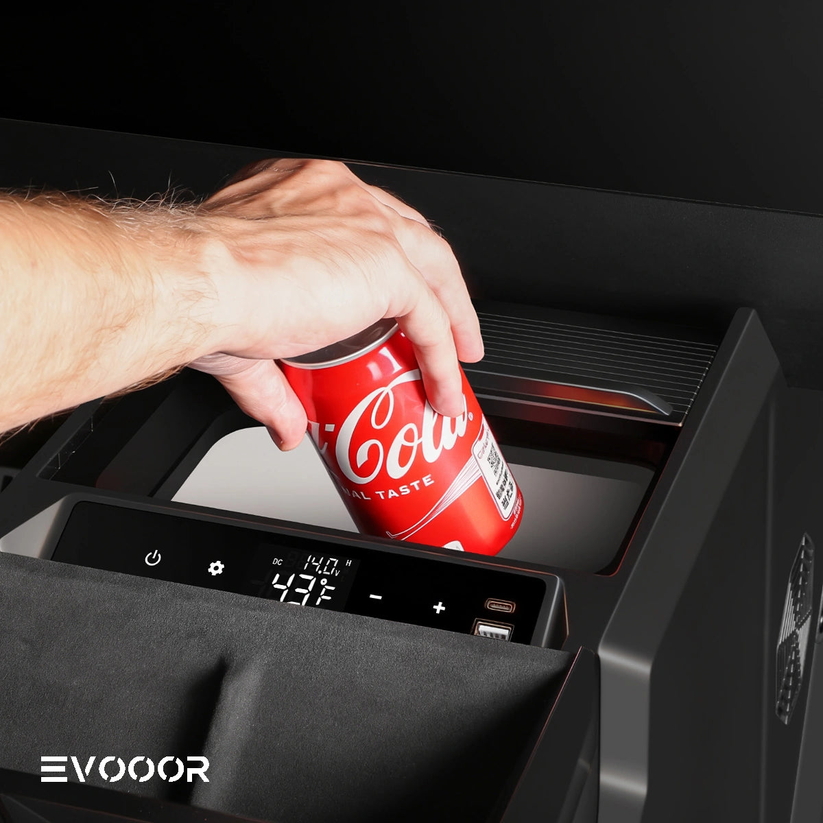 Cybertruck Center Console Floor Refrigerator-EVOOOR Cyberfreezer